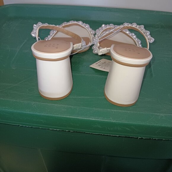 NEW A New Day™  Women's Stacy Mule Heels - Cream 11 - Picture 6 of 8